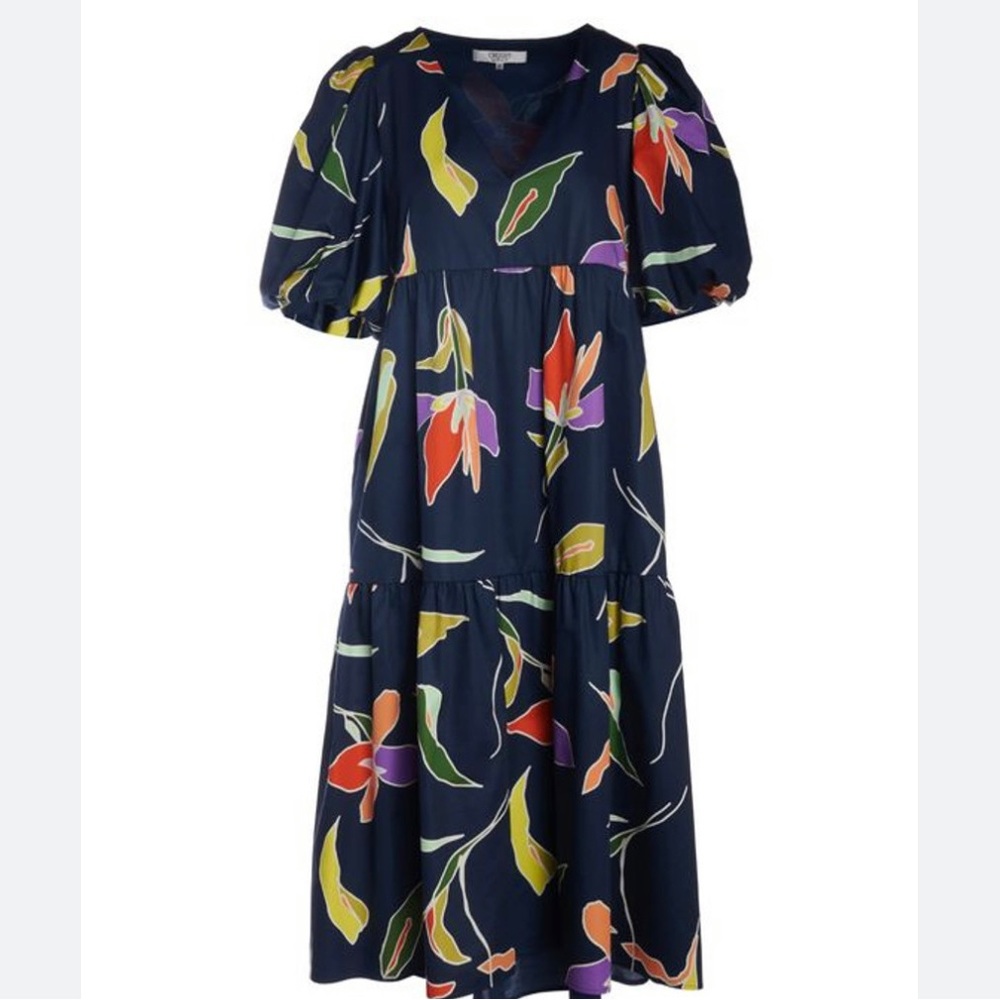 Crosby Brawley Dress, blue lily